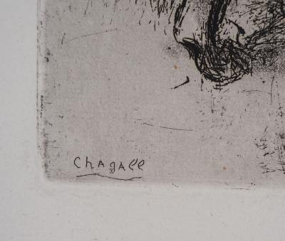Marc CHAGALL - Le Cheval et l’Ane, 1952 - Gravure originale signée 2