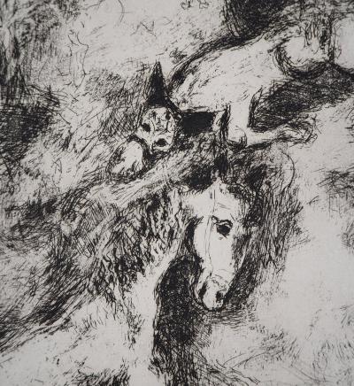 Marc CHAGALL - Le Cheval et l’Ane, 1952 - Gravure originale signée 2