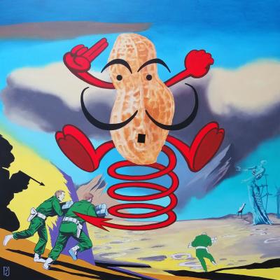 Pierre JACOB - Dali Pop Portrait, 2020 - Acyrlique sur bois 2