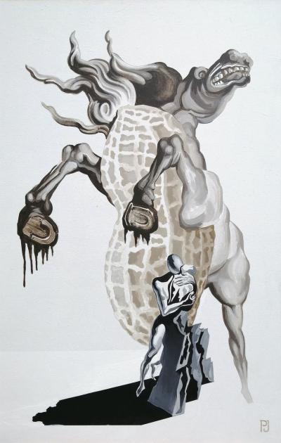 Pierre JACOB - Peanut and love, 2020 - Acyrlique sur bois 2