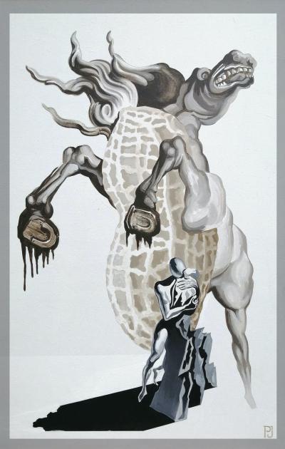 Pierre JACOB - Peanut and love, 2020 - Acyrlique sur bois 2