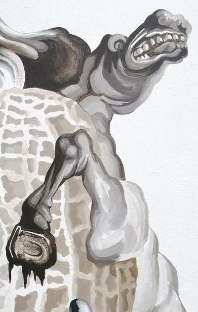 Pierre JACOB - Peanut and love, 2020 - Acyrlique sur bois 2
