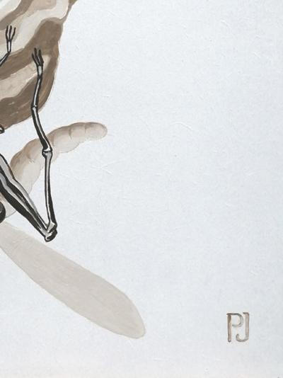 Pierre JACOB - Clockwork peanut, 2020 - Acyrlique sur bois 2