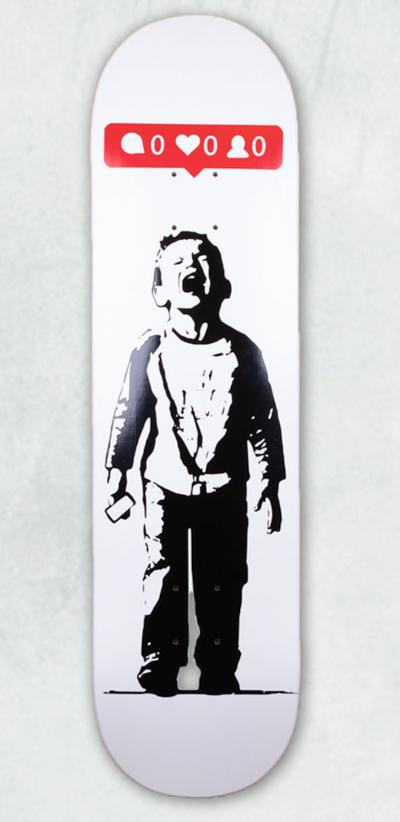 Shakeart83 - Alone Boy, 2021 - Planche de skateboard 2