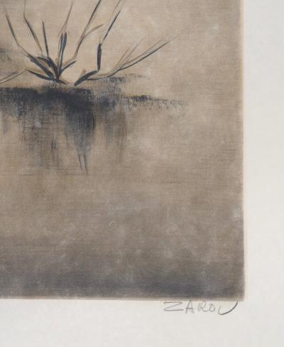 ZAROU : Désert - Lithographie originale signée 2