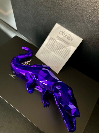 Richard ORLINSKI - Croco Spirit (purple edition) - Sculpture 2