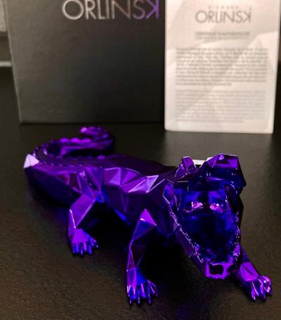 Richard ORLINSKI - Croco Spirit (purple edition) - Sculpture 2