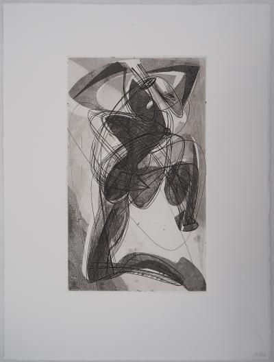 Stanley WILLIAM HAYTER - Femme cubiste - Gravure originale 2