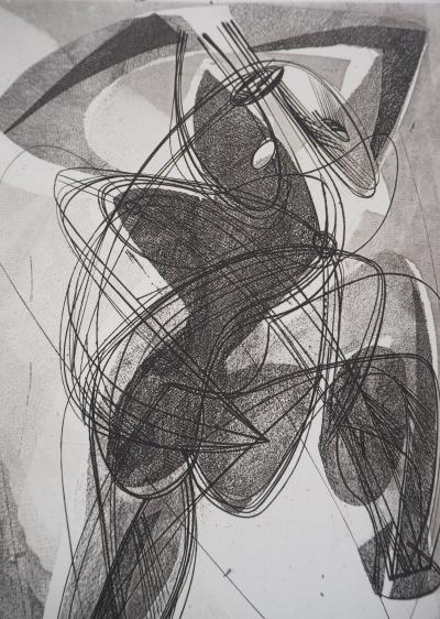 Stanley WILLIAM HAYTER - Femme cubiste - Gravure originale 2