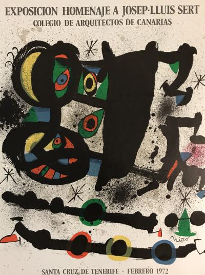 Joan Miro - Exposicion Homenaje A Josep-Lluis Sert - Affiche