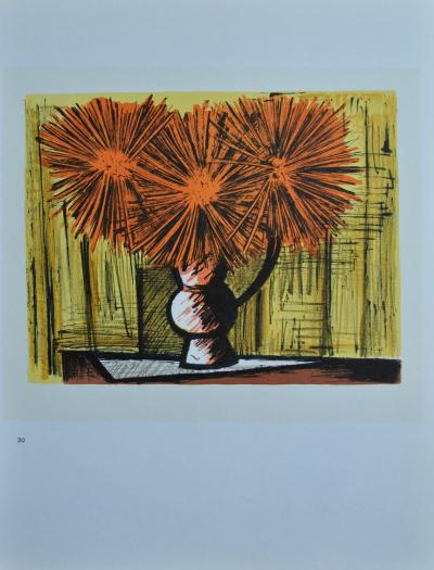 Bernard BUFFET (d’après) -  Les Fleurs, 1967  - 10 lithographies 2