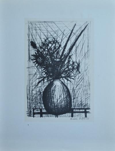 Bernard BUFFET (d’après) -  Les Fleurs, 1967  - 10 lithographies 2