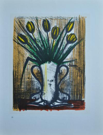 Bernard BUFFET :  Les Fleurs, 1967; 10 lithographies, Mourlot 2