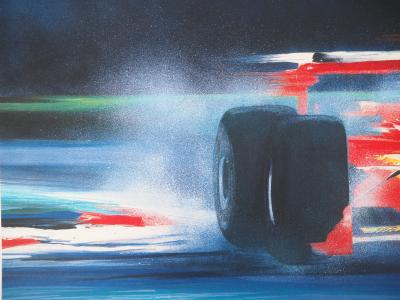 Victor SPAHN : Ferrari F399 - Lithographie originale signée 2