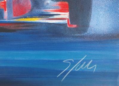 Victor SPAHN : Ferrari F399 - Lithographie originale signée 2