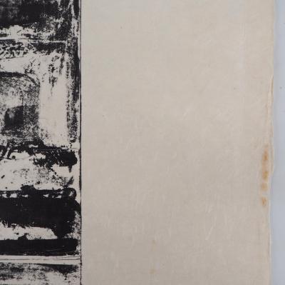 Guy RIBES : Visite - Lithographie et gravure originale signée 2