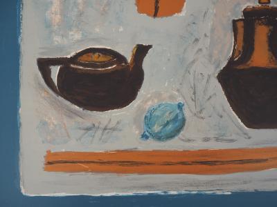 Henri HAYDEN : Nature morte aux théières - Lithographie originale signée 2