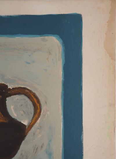 Henri HAYDEN : Nature morte aux théières - Lithographie originale signée 2