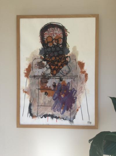 Fred KLEINBERG - Personnage, 1999 - Technique mixte signée 2