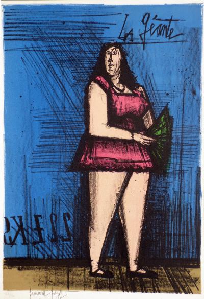 Bernard BUFFET - La Géante, 1968 - Lithographie signée au crayon 2