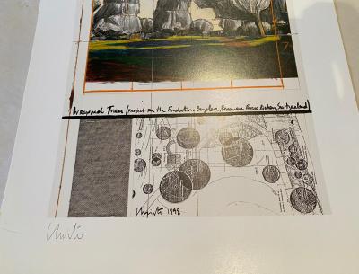 Christo and Jeanne-Claude - Wrapped Trees, 1998 - Impression offset signée 2