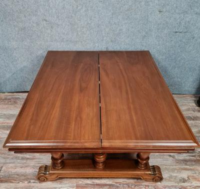 Table Renaissance en noyer, XIXe siècle 2