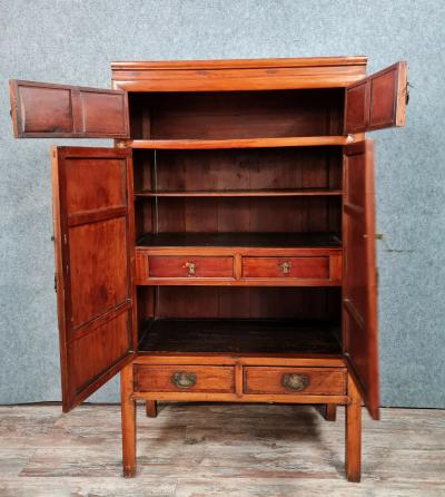 Meuble japonisant en bois exotique, XXe siècle 2