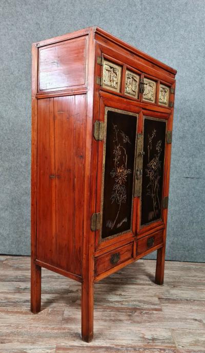 Meuble japonisant en bois exotique, XXe siècle 2