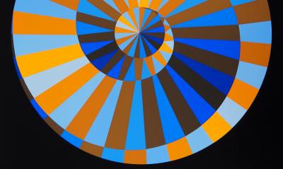 Victor VASARELY - Olympia, Ciel et Soleil - Sérigraphie originale, Signée 2