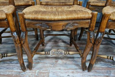 Série de 6 chaises style Louis XV provençale 2