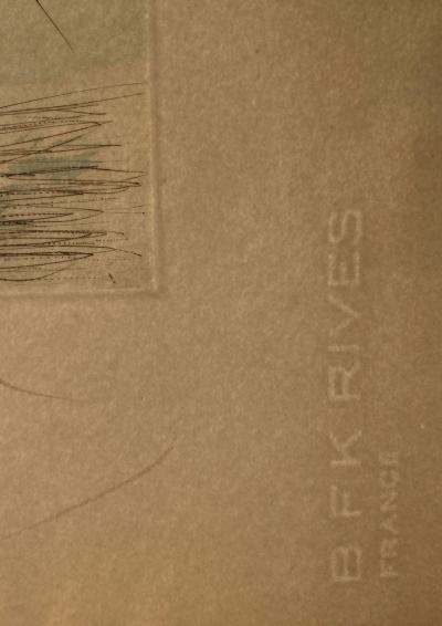 Salvador DALI - Le couple à cheval - Gravure originale signée et numérotée au crayon 2