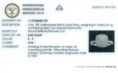 Bague Diamant Or Blanc 2