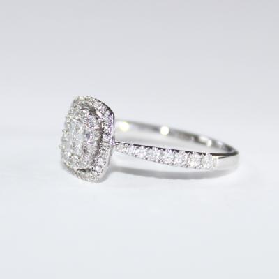Bague Diamant Or Blanc 2