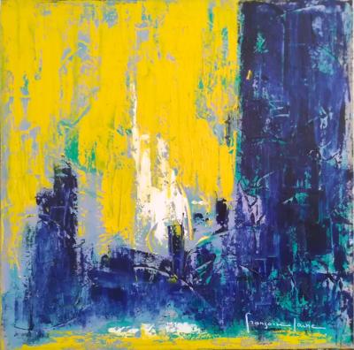 Francoise LAINE - Miss liberty, 2020 - Huile sur toile signée 2