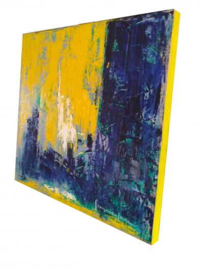 Francoise LAINE - Miss liberty, 2020 - Huile sur toile signée 2