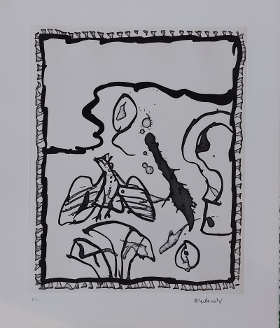 Pierre ALECHINSKY - Honoré de Balzac : Traité des excitants modernes, 1989 - Gravure signée au crayon 2