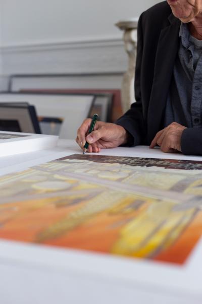 François SCHUITEN - Utopies bruxelloises, 2021 - Impression offset signée au crayon 2