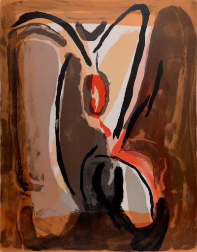 Bram VAN VELDE - MP 60, 1970 - Lithographie signée 2