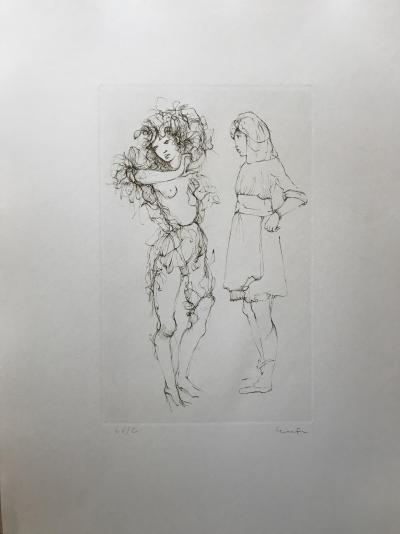 Leonor FINI - Le Livre de Monelle 11, 1976 - Gravure signée au crayon 2