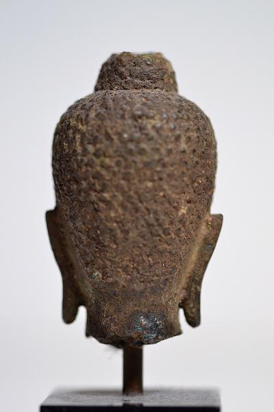 Thaïlande - Tête de Bouddha en bronze, XVIe siècle 2