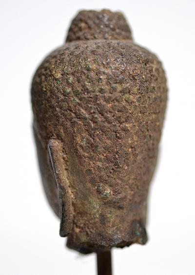 Thaïlande - Tête de Bouddha en bronze, XVIe siècle 2