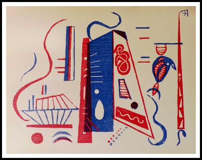 Wassily KANDINSKY - Composition, 1939 - Bois gravé 2