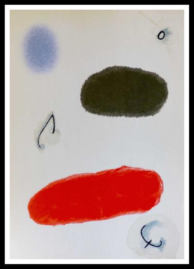 Joan MIRÓ - Composition III , 1961 - Lithographie 2