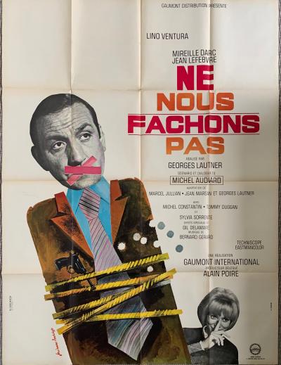 Ne nous fâchons pas de Georges Lautner, 1966 - Affiche de cinéma 2