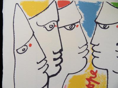 Jean COCTEAU (d’après) : Europe, le temps du compromis, Lithographie, 1961 2