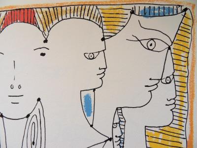 Jean COCTEAU (d’après) : Europe, le doute, Lithographie, 1961 2