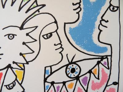 Jean COCTEAU : Europe, enfin un accord, Lithographie, 1961 2