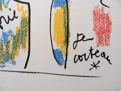 Jean COCTEAU : Europe, le temps de l’accord, Lithographie, 1961 2