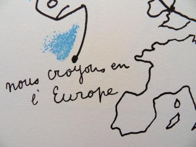 Jean COCTEAU (d’après) : L’enlèvement d’Europe, Lithographie, 1961 2