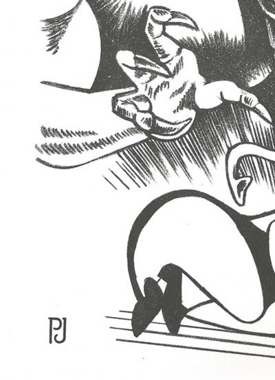 Pierre JACOB - Minotaure-Manga-A, 2021 - Lithographie signée au crayon 2